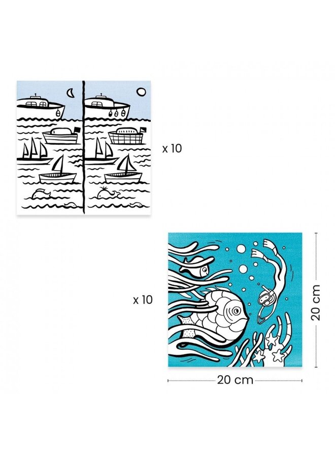 Djeco - Colouring – ocean – DJ00051