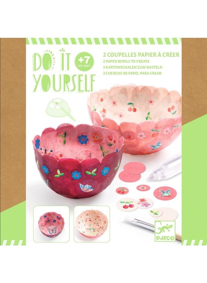 Paper bowls DIY – in the air – DJ07982