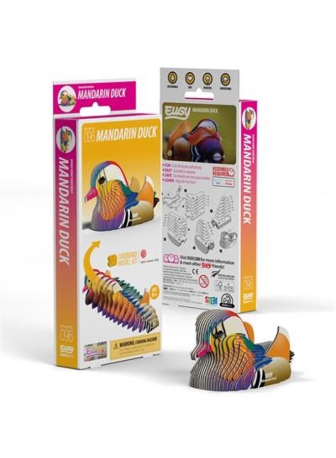 Eugy  - 3D Model – mandarijn eend