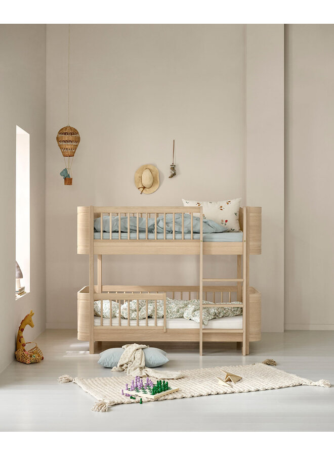 Oliver Furniture - Mini+ low bunk bed, oak