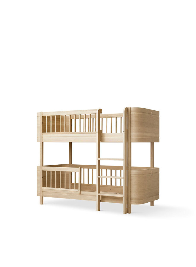 Oliver Furniture - Mini+ low bunk bed, oak