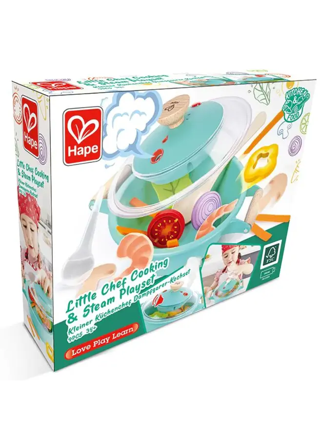 Little chef cooking & steam playset