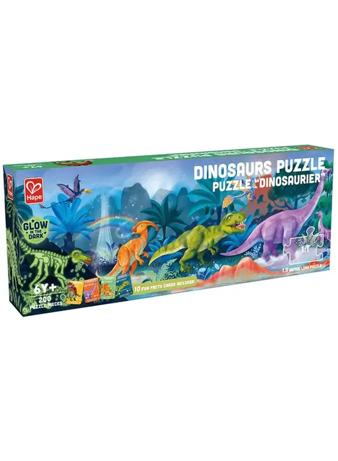 Hape - Dinosaurus puzzle 1,5m