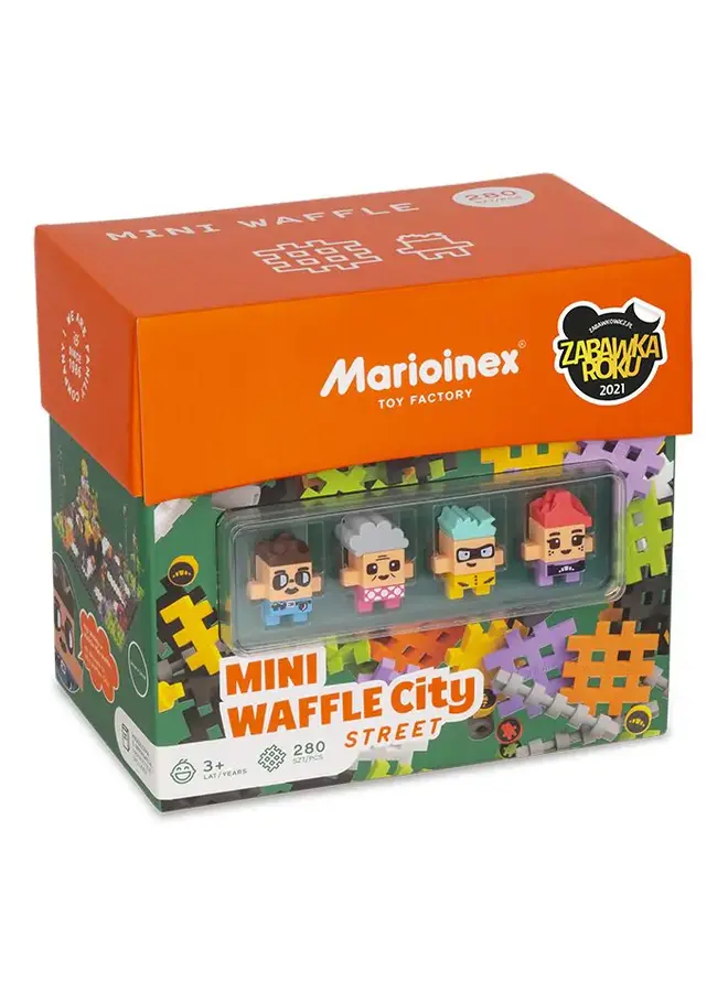 Marioinex  - Mini Waffle – street 280pcs