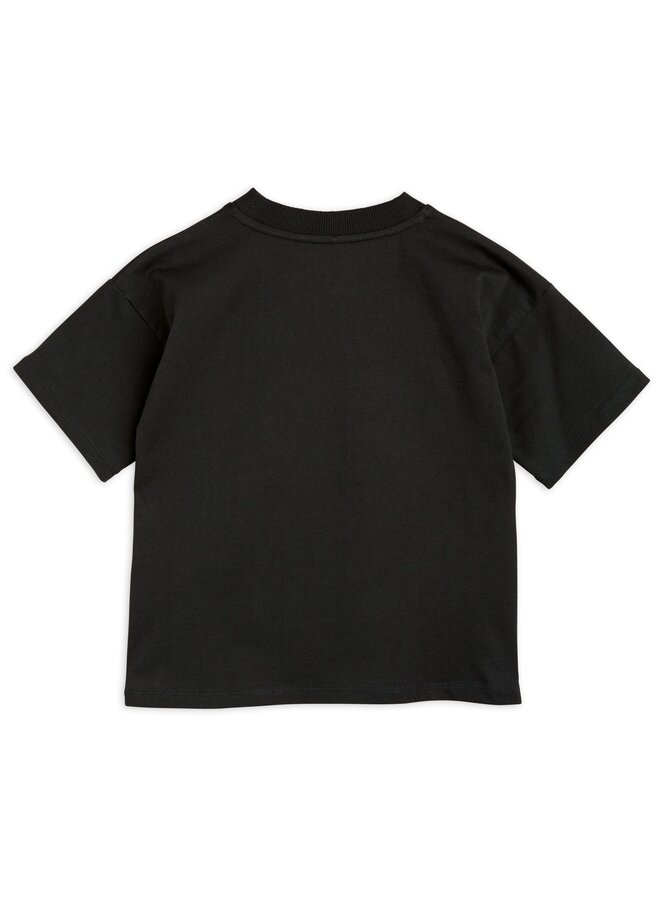 Mini Rodini - Adored sp ss tee – Black