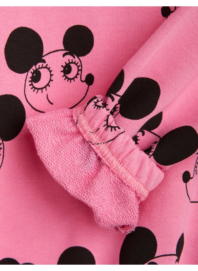 Mini Rodini - Ritzrats aop sweatshirt – Pink