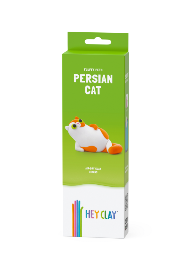 HeyClay - Fluffy pets: persian cat – 3 cans