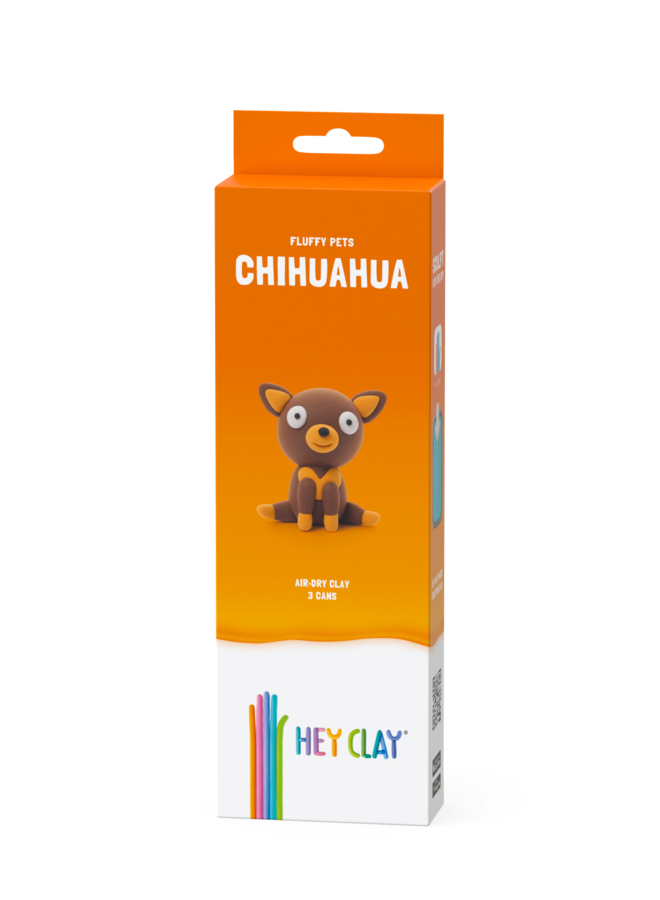 HeyClay - Fluffy pets: chihuahua – 3 cans