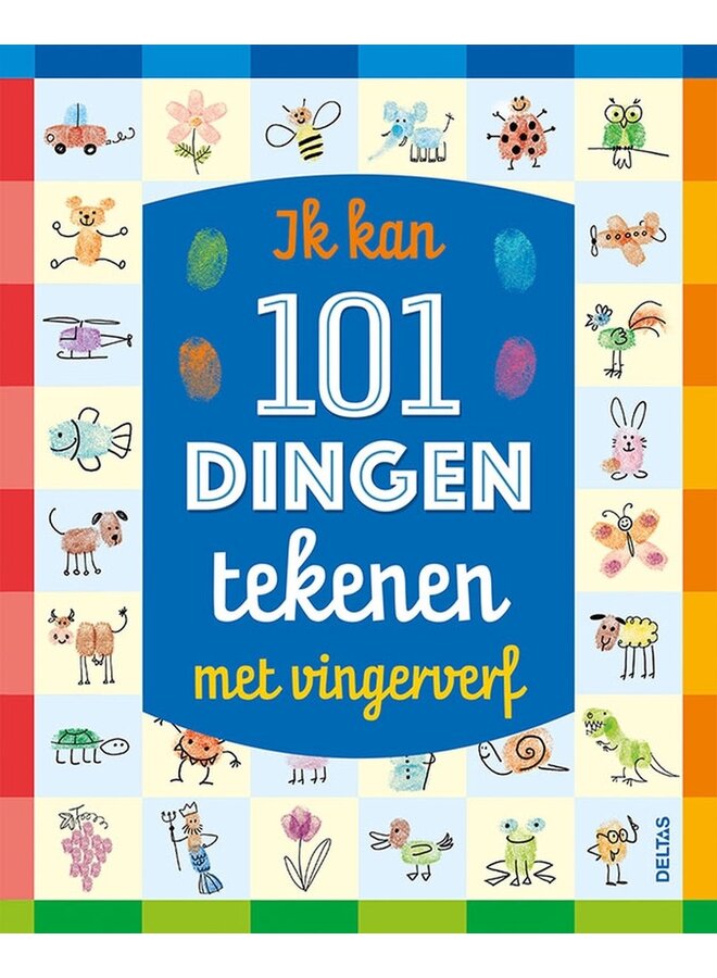 Deltas Ik kan 101 dingen tekenen met vingerverf Spruit kids conceptstore Deltas Ik kan 101 dingen tekenen met vingerverf Spruit kids conceptstore