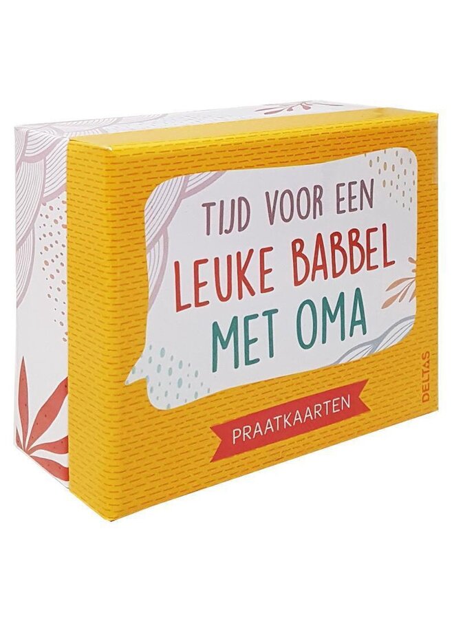 Deltas - Tijd voor een leuke babbel met oma praatkaarten