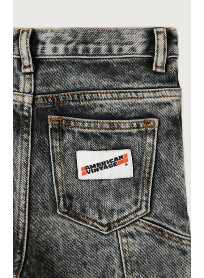 American Vintage - Yopday 5 pockes worker jeans - snow black