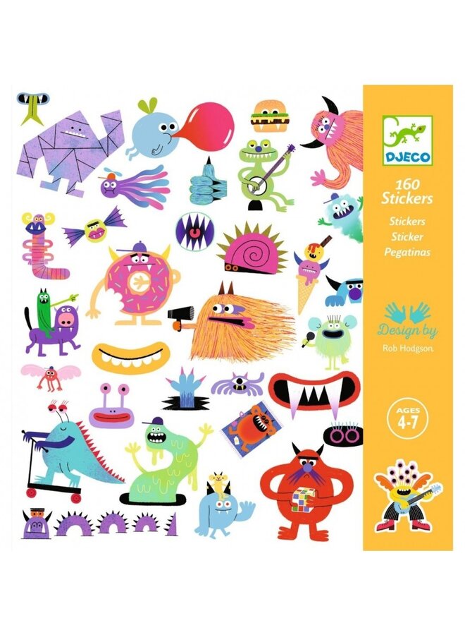 Djeco - Stickers Monsters – DJ09281