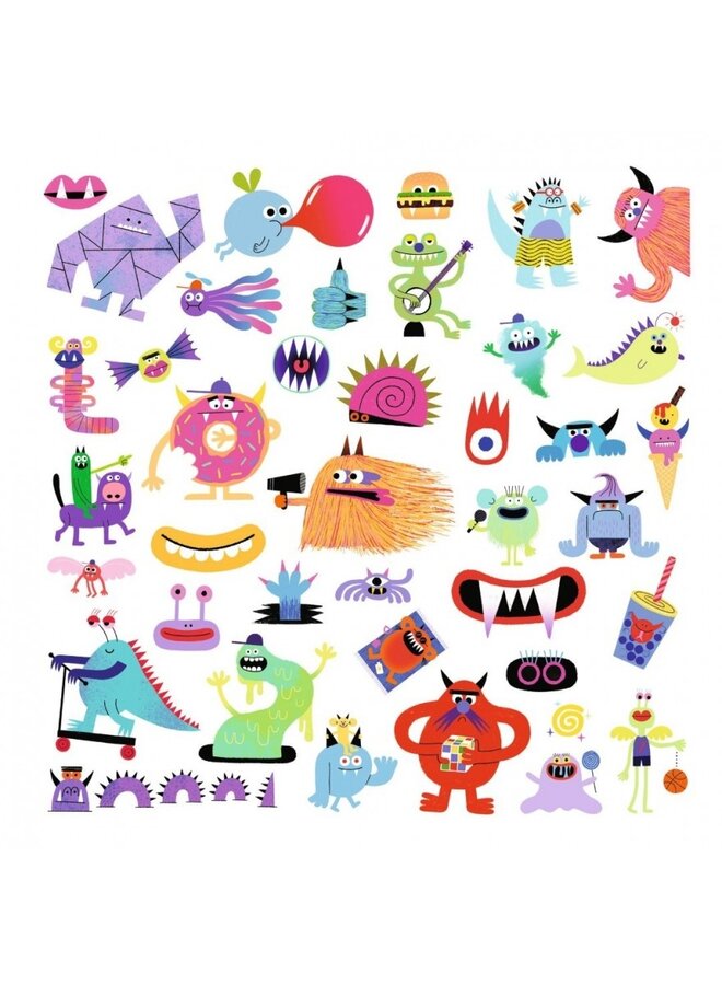 Djeco - Stickers Monsters – DJ09281