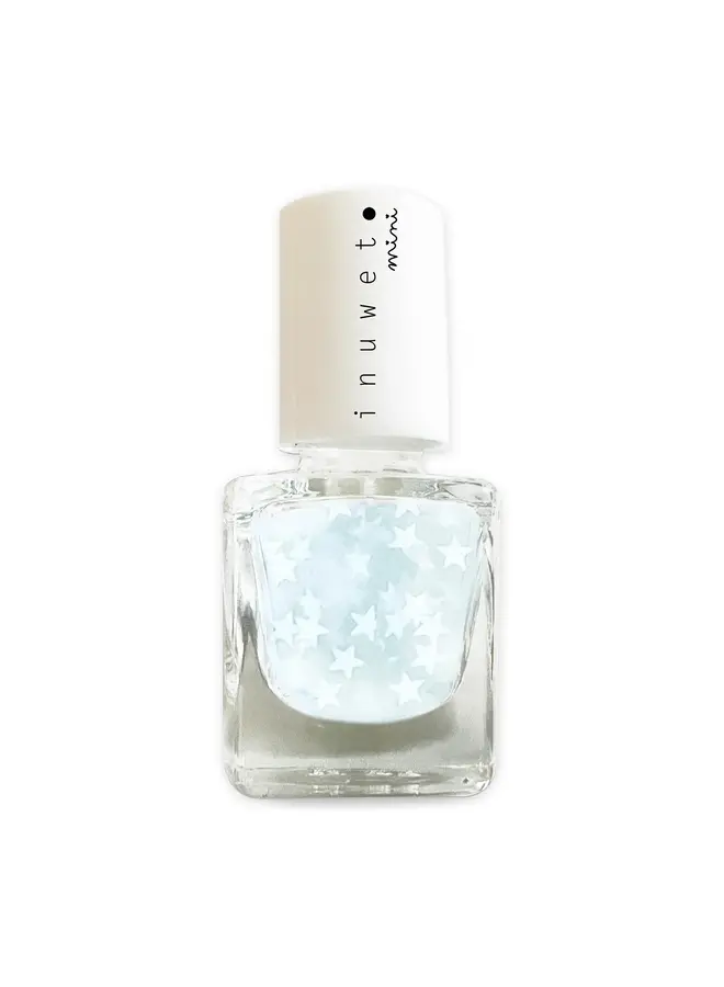 Inuwet - Water based nail polish – top coat stars