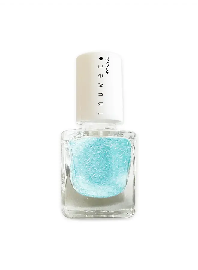 Water based nail polish – turquoise apple scent