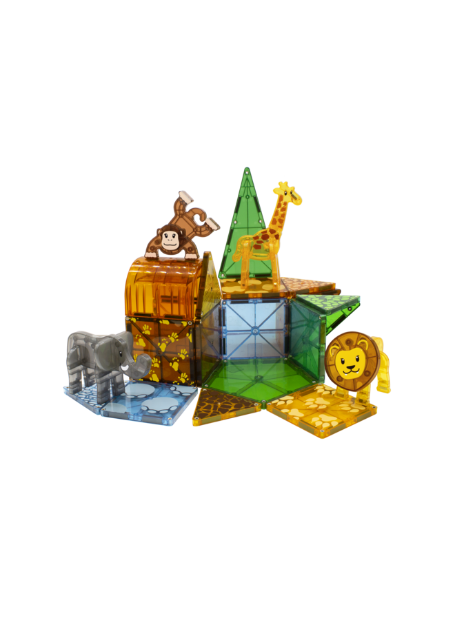 MagnaTiles - Safari Animals 25-Piece Set