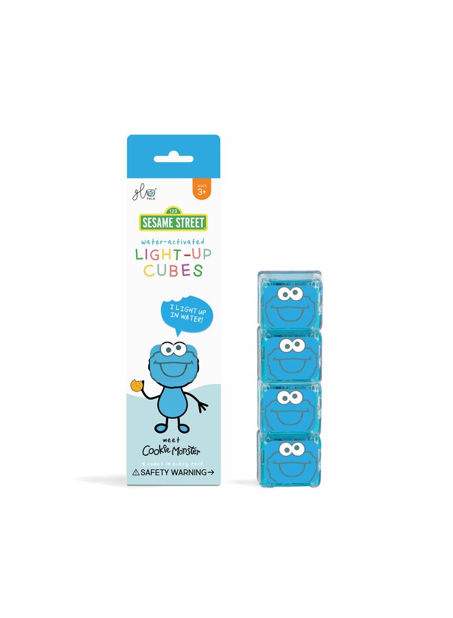 Glo Pals - Light up cubes - 4pc - Cookie