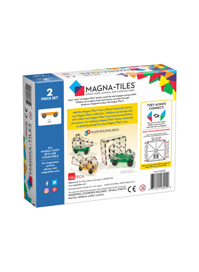 MagnaTiles - Car expansion - 2 stuks