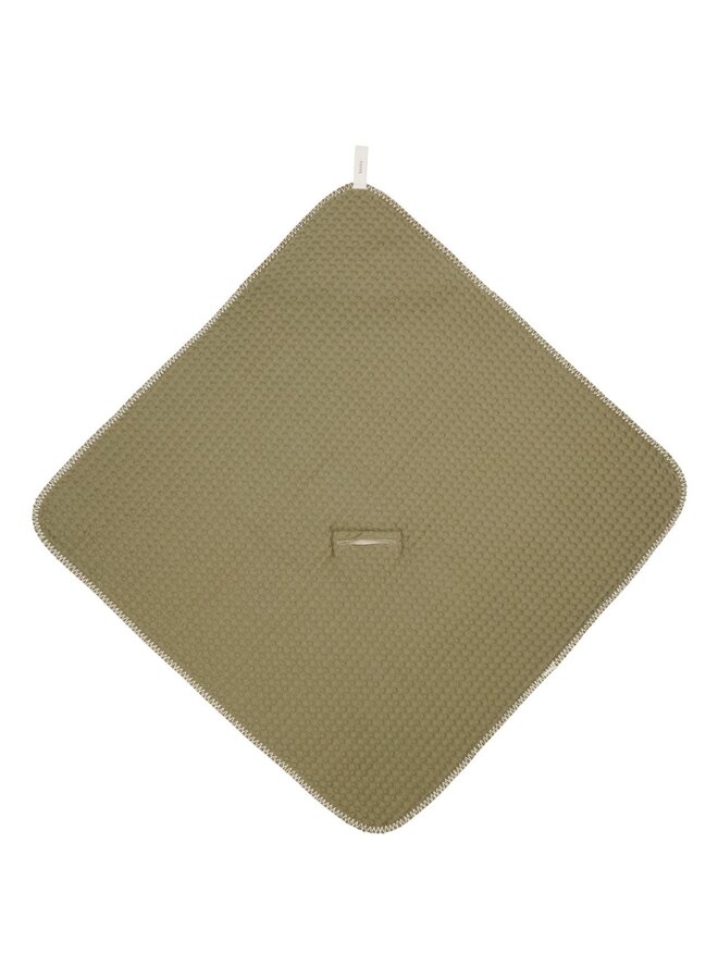 Koeka - Omslagdoek wafel/teddy Oslo moss 100x100