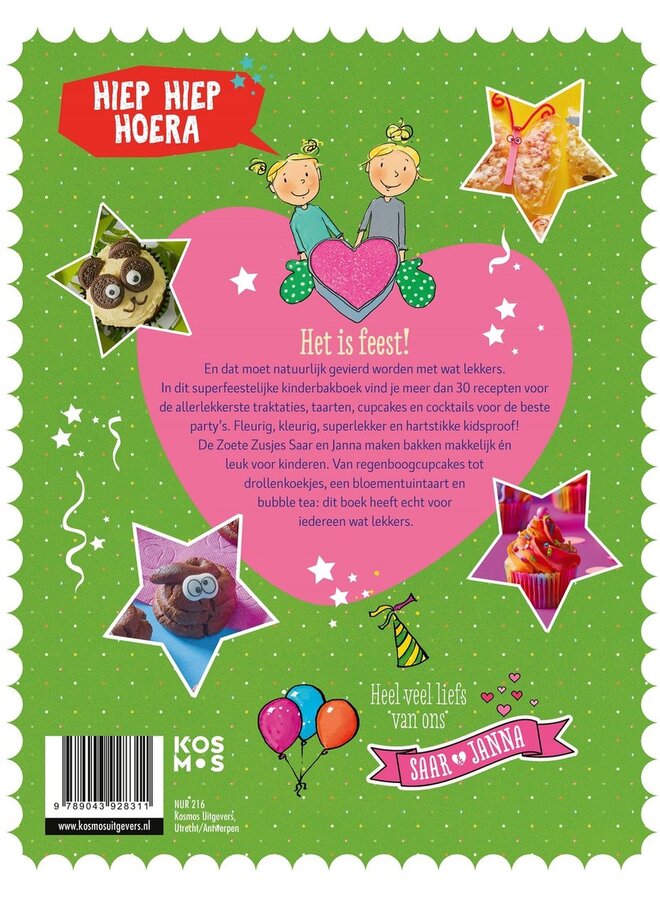 Kosmos - Feest met de Zoete Zusjes - Bakboek met meer dan 30 recepten