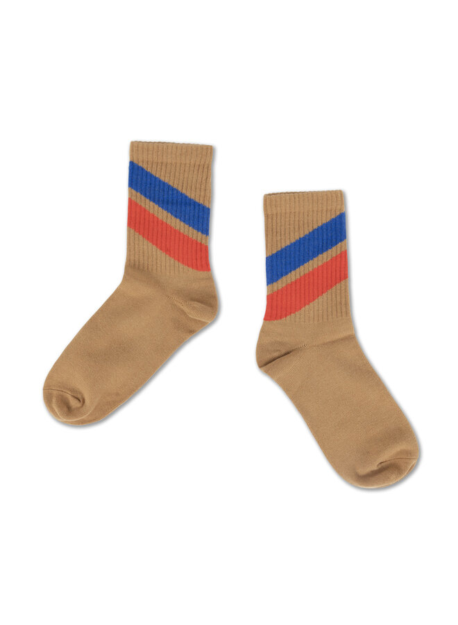 Repose AMS - Sporty socks - diagonal stripe powder