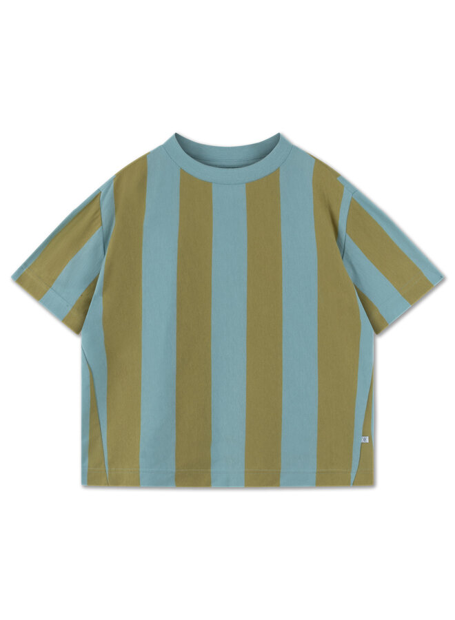 Repose AMS - Tee shirt - golden reef block stripe