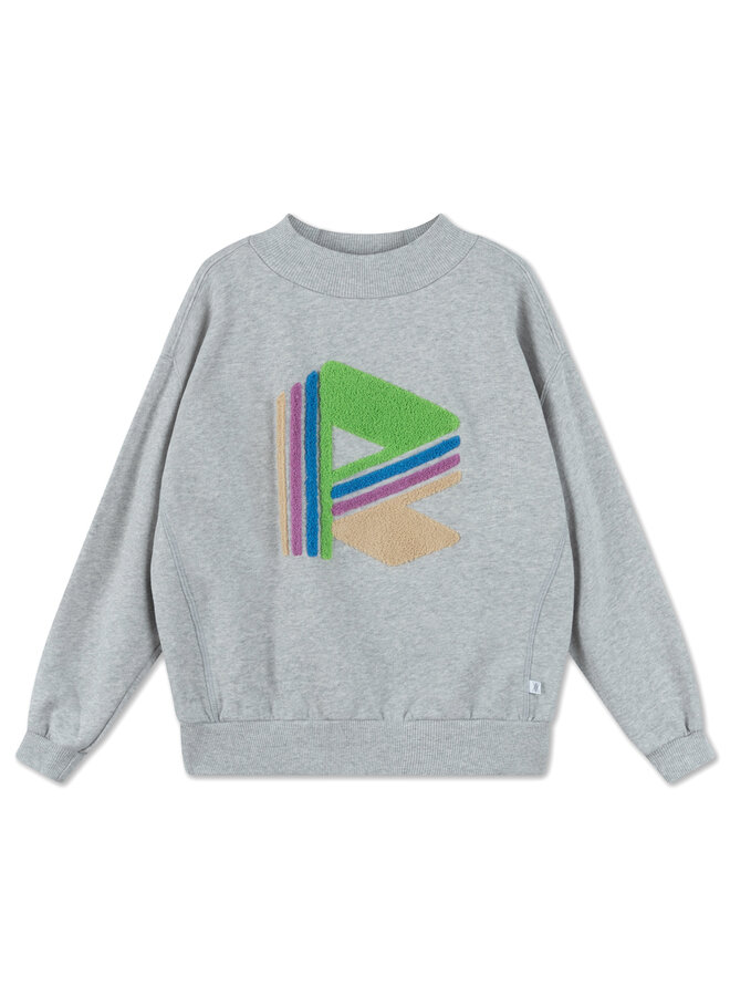 Comfy sweater - light mixed grey
