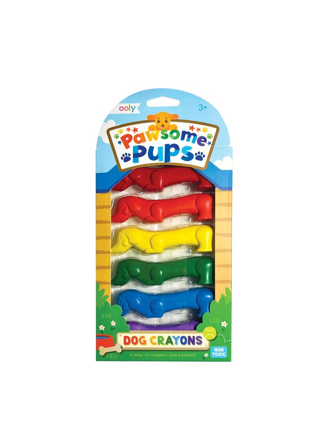 Pawsome Pups Dog Crayons