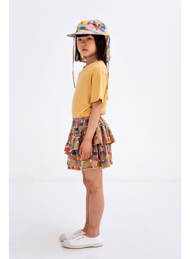 Repose AMS - Ruffle skirt - graphic color block