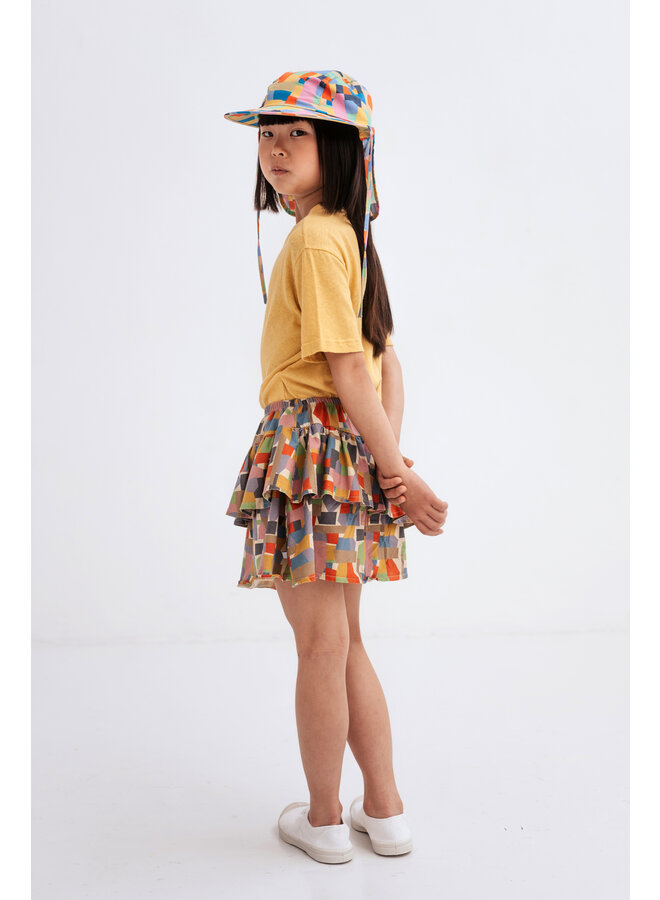 Repose AMS - Ruffle skirt - graphic color block