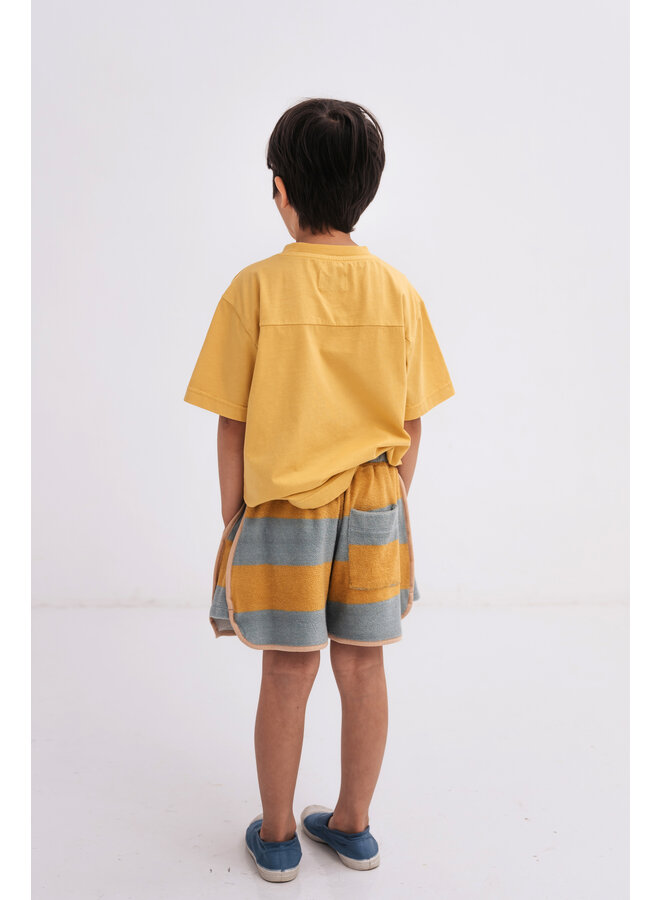 Repose AMS - Sporty short - golden block stripe