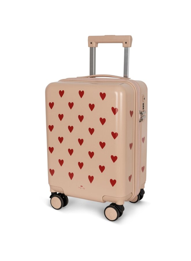 Travel suitcase – Hearts