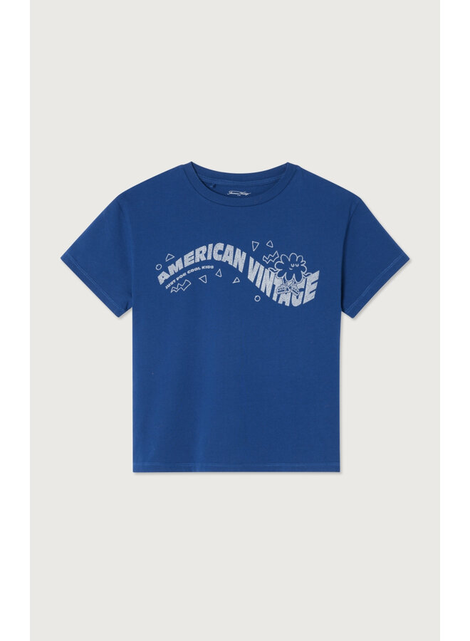 American Vintage - Fizvalley t-shirt – Bleu roi vintage