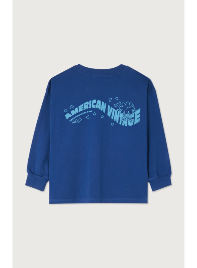 American Vintage - Fizvalley sweater – Bleu roi vintage