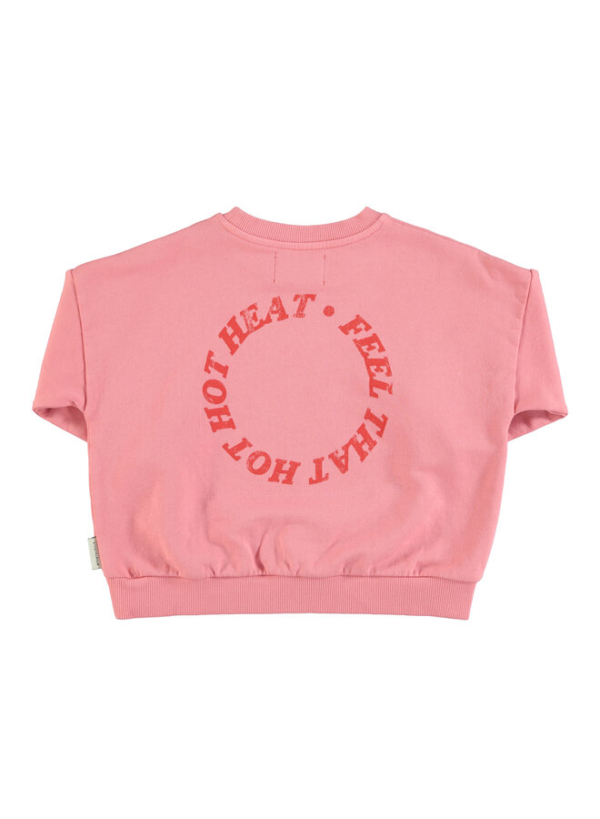 Piupiuchick - Sweatshirt – Pink w/ heart print