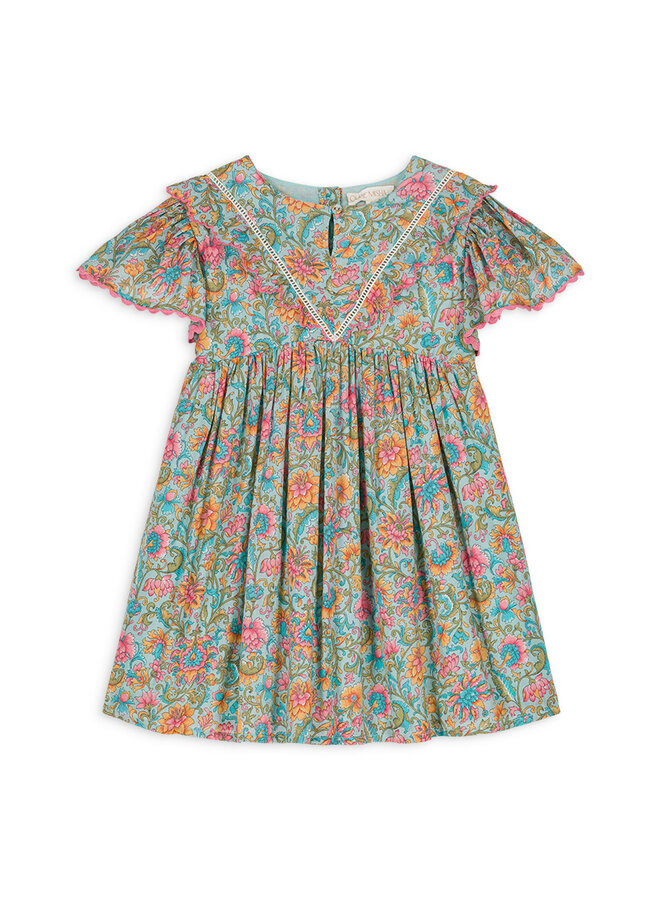 Louise Misha - Dress Siloe – Water river flowers