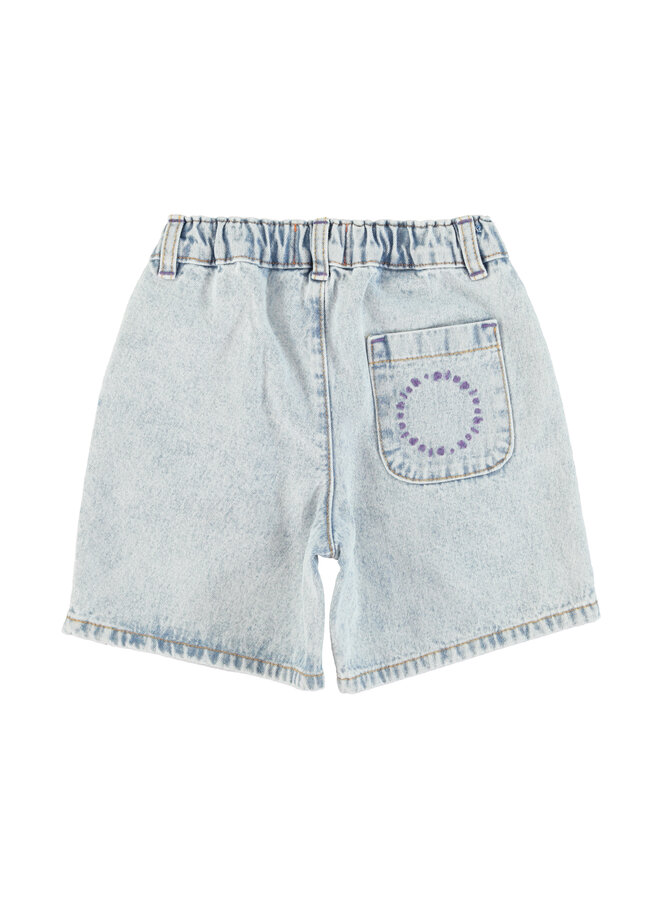 Piupiuchick - Boy shorts – Washed blue denim