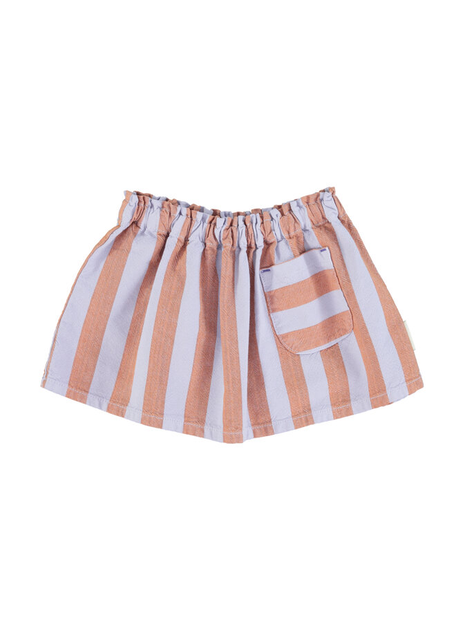 Short skirt – Orange & purple stripes