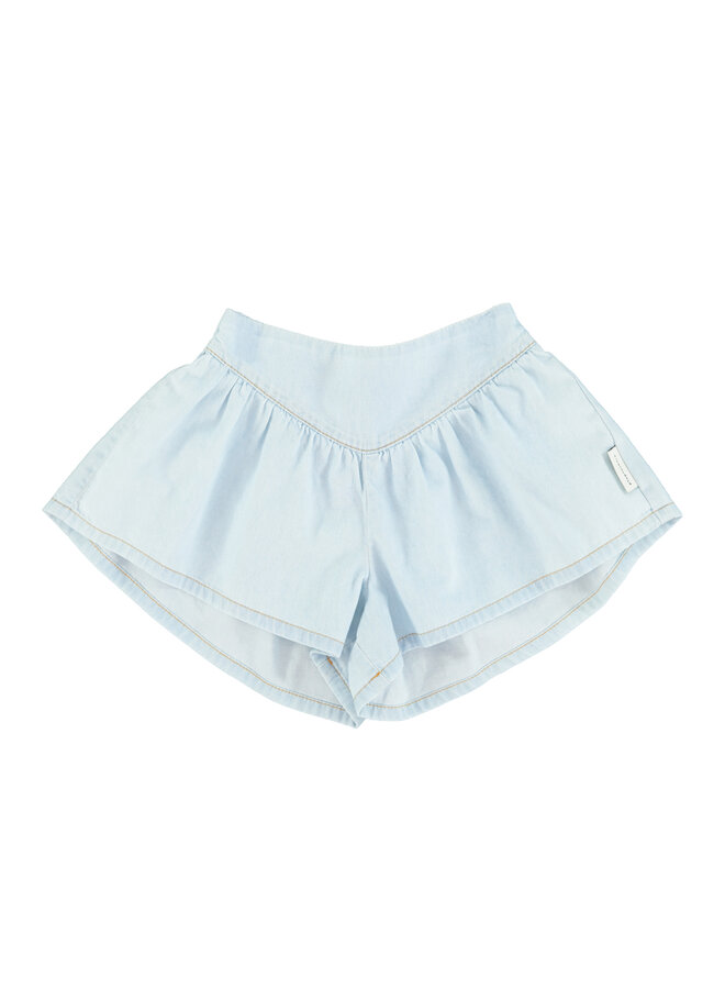 Piupiuchick - Skorts – Light blue chambray