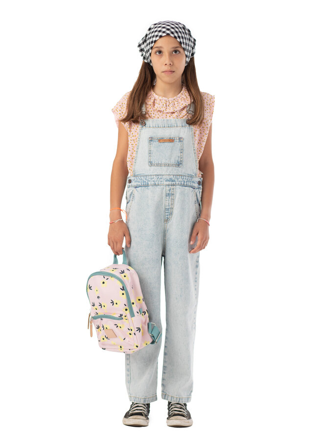 Piupiuchick - Dungarees – Washed blue denim