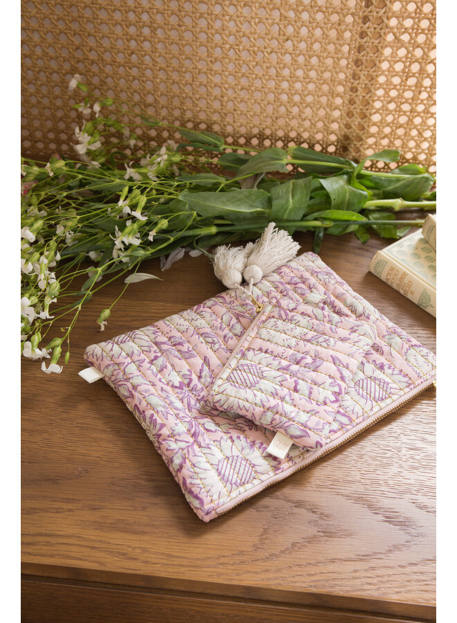 Louise Misha - Pouch Lois – Pink daisy garden