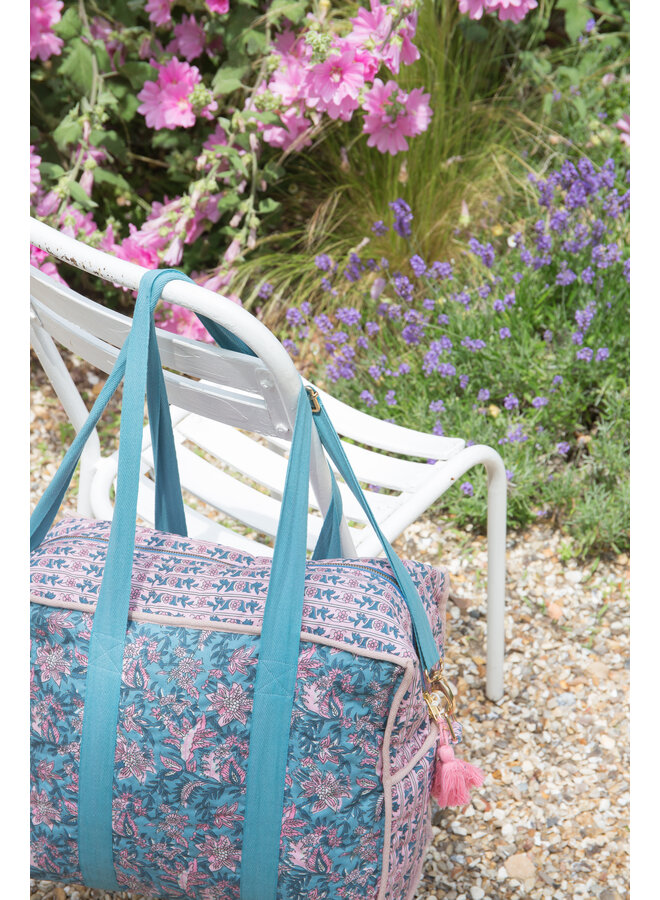 Louise Misha  - 36Hours bag Lilio – Teal garden of eden