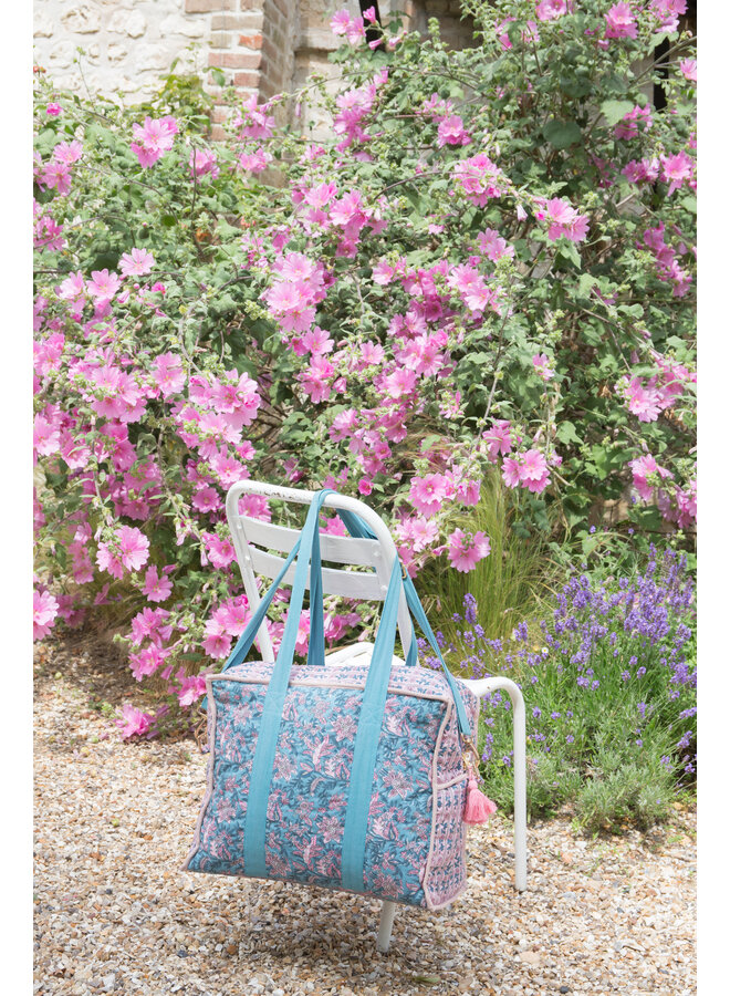 Louise Misha  - 36Hours bag Lilio – Teal garden of eden