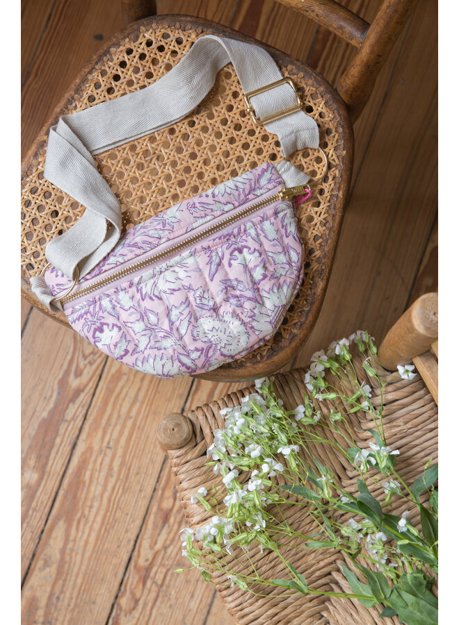 Louise Misha - Waist bag Boby – Pink daisy garden