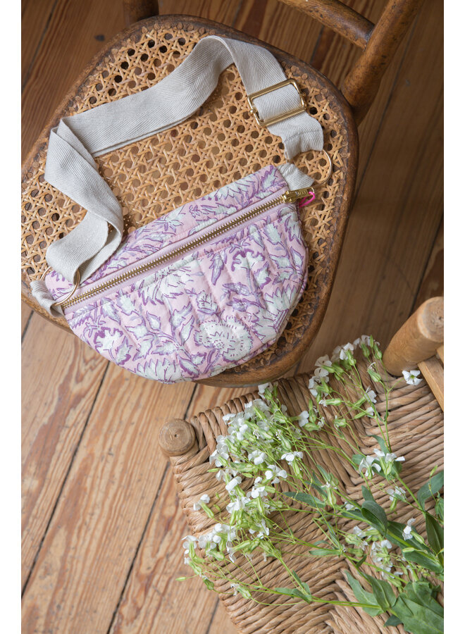 Waist bag Boby – Pink daisy garden