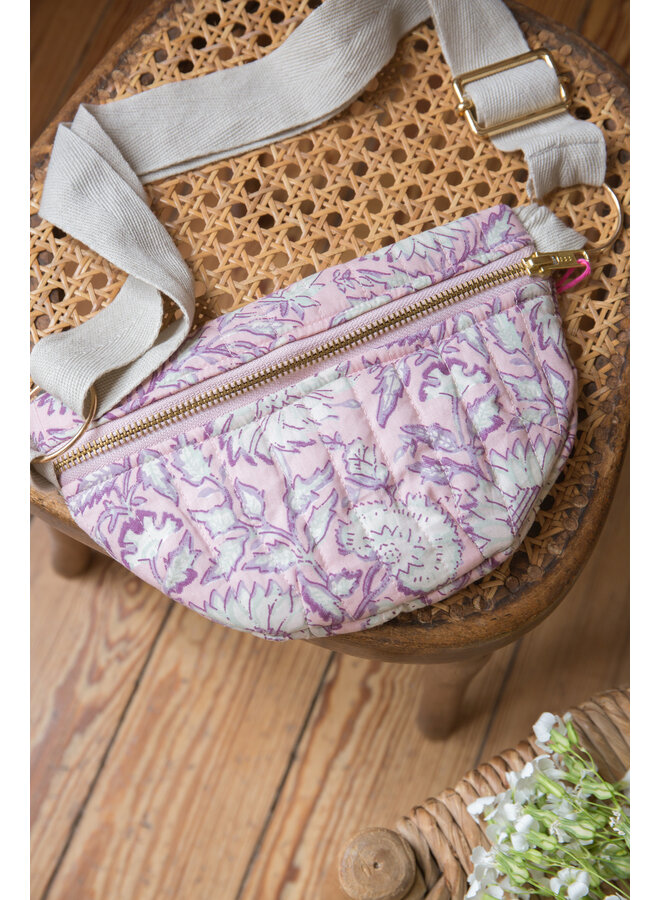 Louise Misha - Waist bag Boby – Pink daisy garden