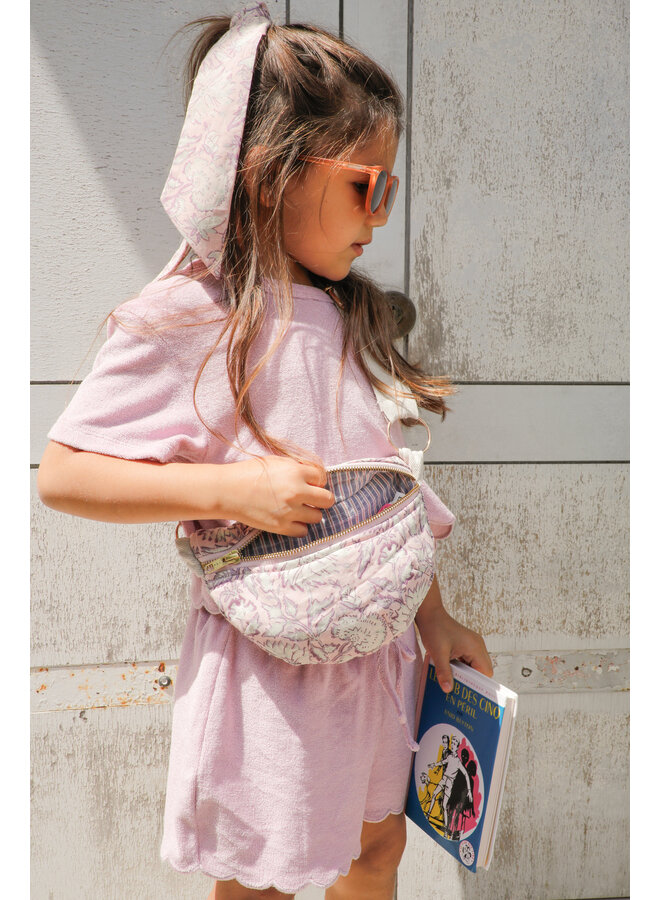 Louise Misha - Waist bag Boby – Pink daisy garden