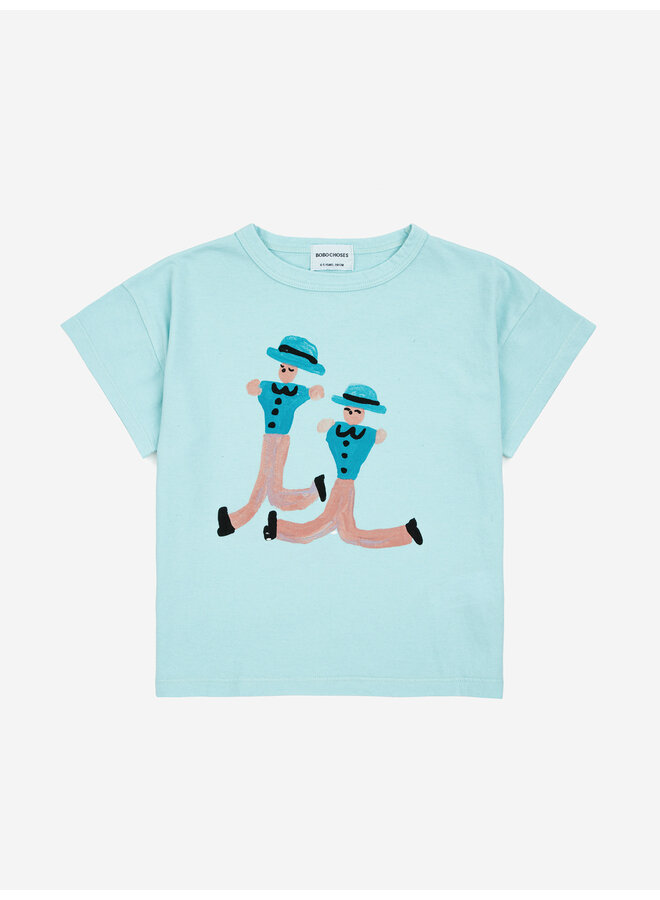 Bobo Choses - Dancing Giants T-shirt – Light blue