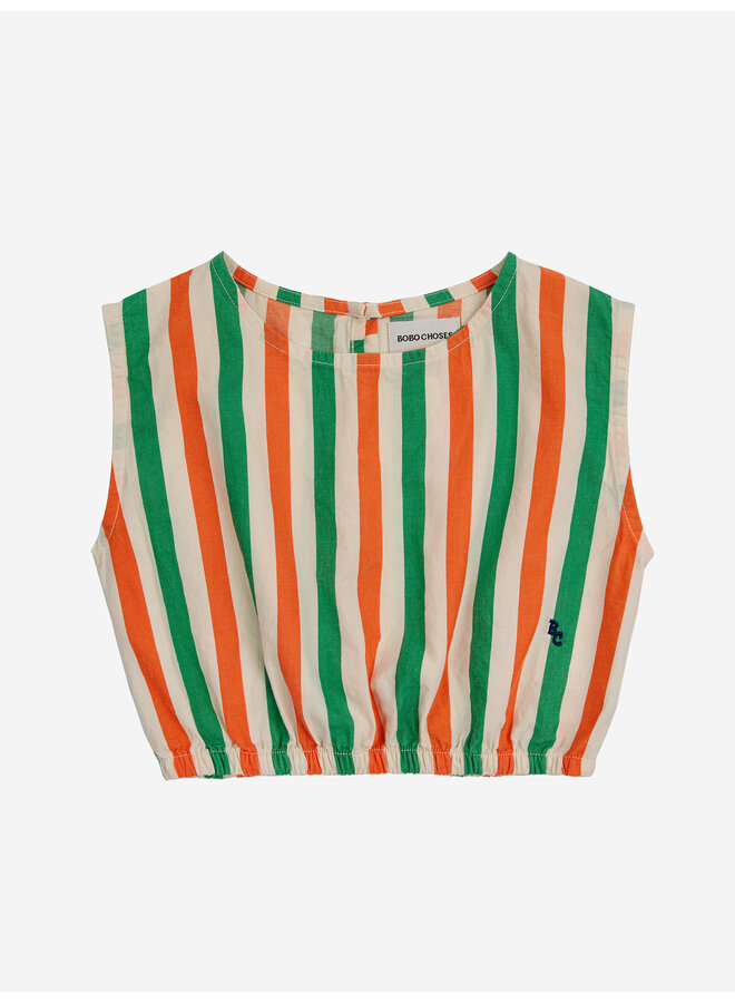 Bobo Choses - Vertical Stripes woven top – Multicolor