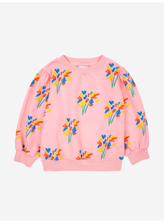 Bobo Choses - Fireworks all over sweatshirt – Pink